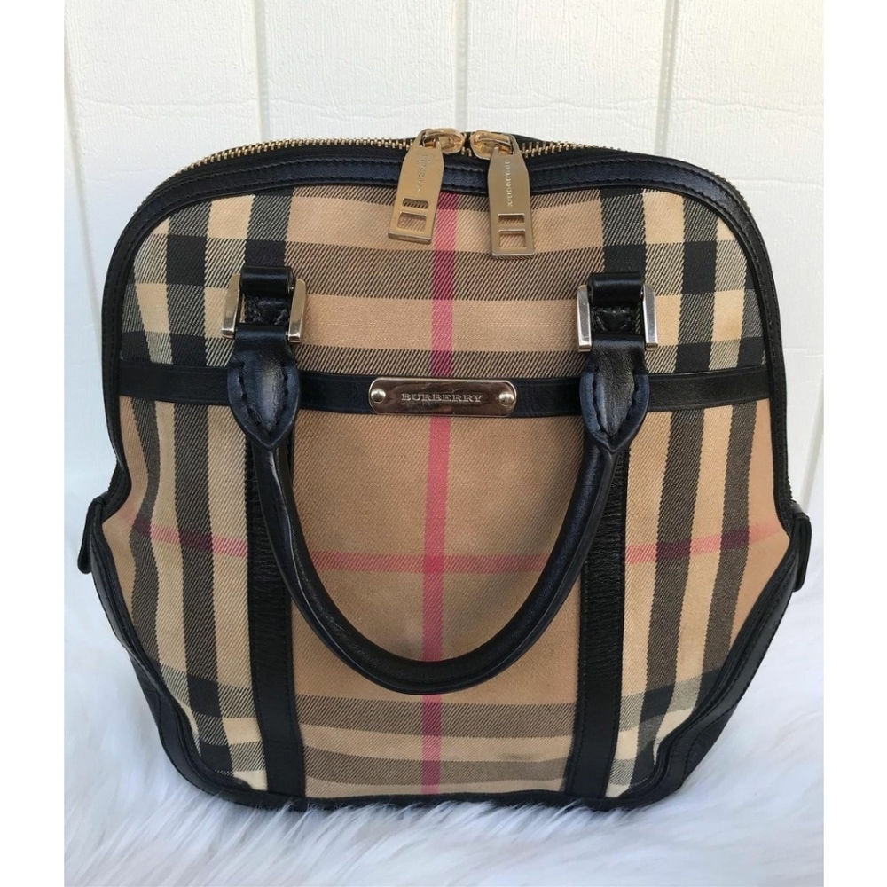 BURBERRY House Check' Bowling Bag - Picture 11 of 16